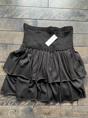 Anthropologie Smocked Ruffle Skirt - new with tags